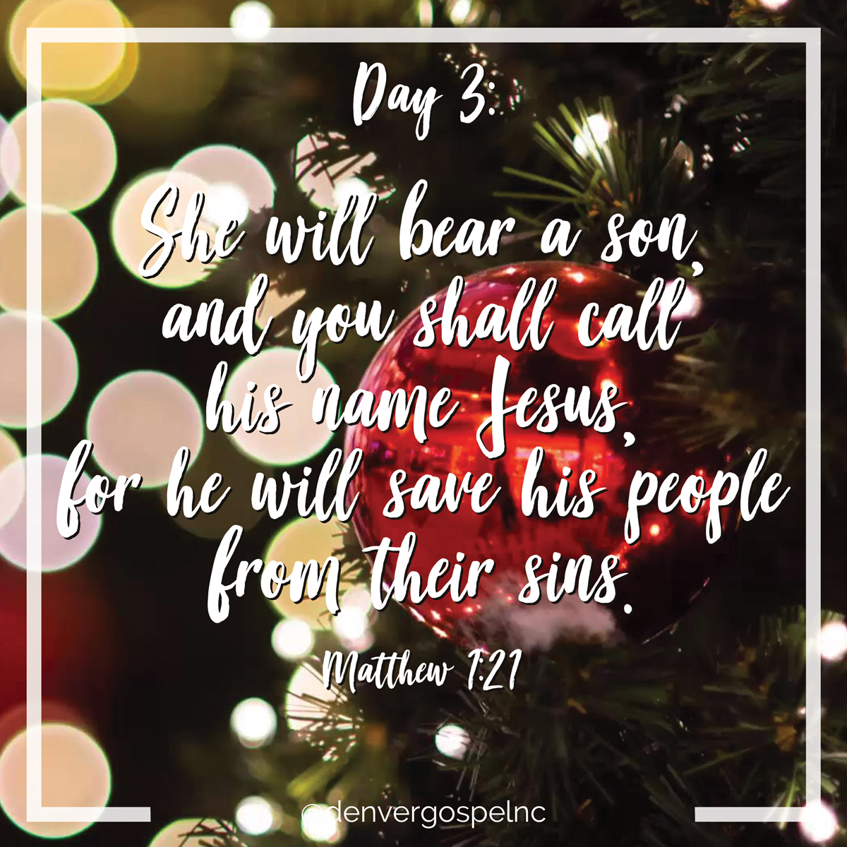 Christmas Advent: Promises – Denver Gospel Hall