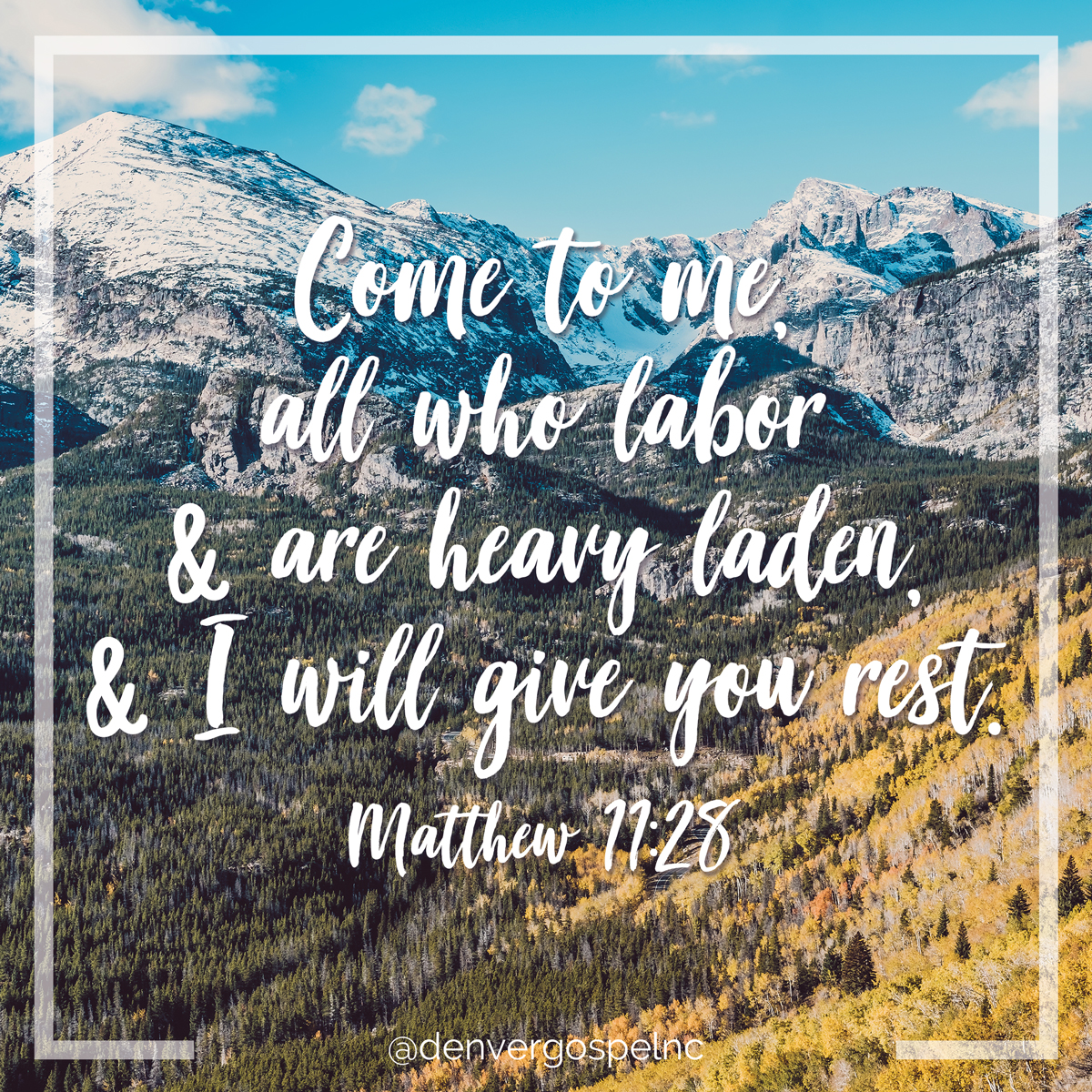 10 Verses About the Gospel – Denver Gospel Hall