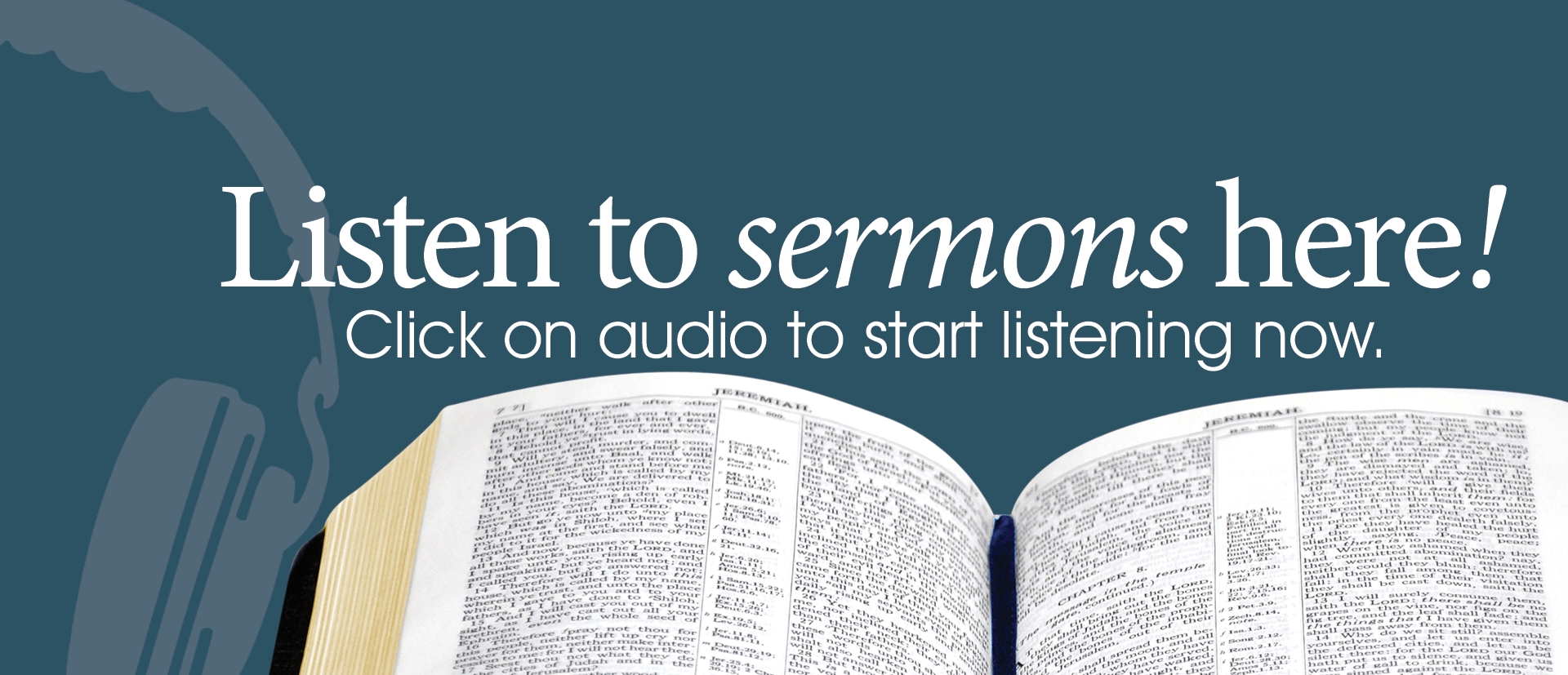 Listen to Sermons Here!