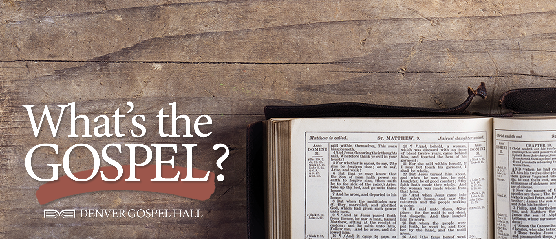 What's the Gospel?
